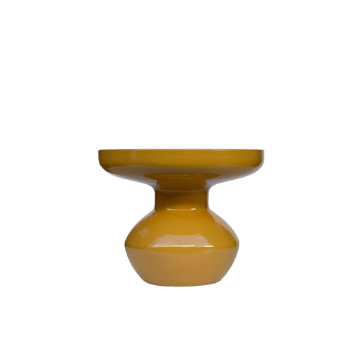 Brix Bijzettafel Metaal Geel 40 cm 40.5x40.5x34 cm-Bijzettafels-Livingfurn