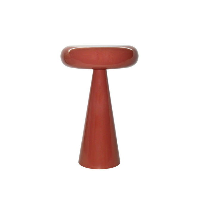 Brix Bijzettafel Metaal Oranje 36 cm-Bijzettafels-Livingfurn
