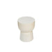 Brix Bijzettafel Metaal Wit 35 cm 35.5x35.5x46 cm-Bijzettafels-Livingfurn