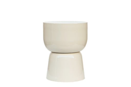 Brix Bijzettafel Metaal Wit 35 cm-Livingfurn