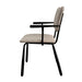 Brix Eetkamerstoel Beige 56 cm - Stof, gecoat staal-Eetkamerstoelen-Livingfurn