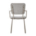 Brix Eetkamerstoel Beige 56 cm - Stof, gecoat staal-Eetkamerstoelen-Livingfurn
