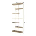 Brix Eettafel Glas Crème wit 85x35x190 cm-Eettafels-Livingfurn