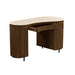 Brix Eettafel Mangohout Beige 136x60 cm Beige, bruin-Bureaus-Livingfurn
