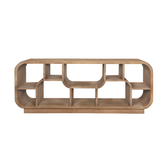 Brix Eettafel Mangohout Bruin 130x40x50 cm-Eettafels-Livingfurn