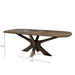 Brix Eettafel Mangohout Bruin 220x100 cm-Eettafels-Livingfurn