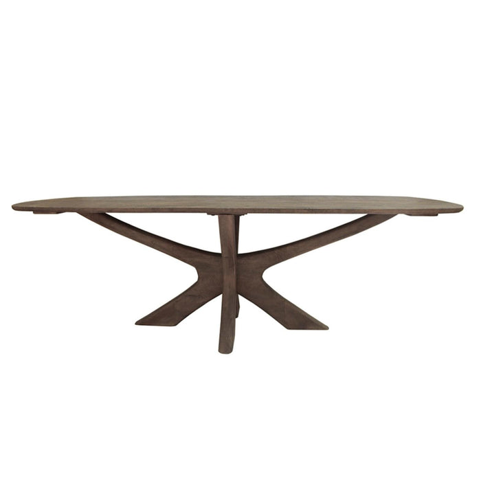 Brix Eettafel Mangohout Bruin 250x105 cm-Eettafels-Livingfurn