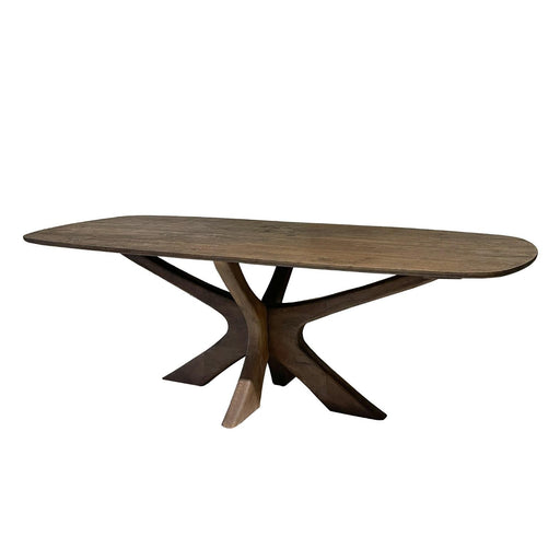 Brix Eettafel Mangohout Bruin 250x105 cm-Eettafels-Livingfurn