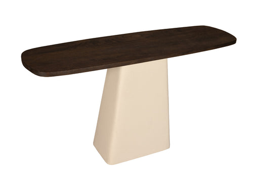 Brix Eettafel Mangohout Crème wit 140x40 cm-Eettafels-Livingfurn