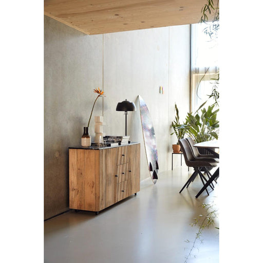 Brix Eettafel Mangohout Naturel hout 143x45 cm-Eettafels-Livingfurn