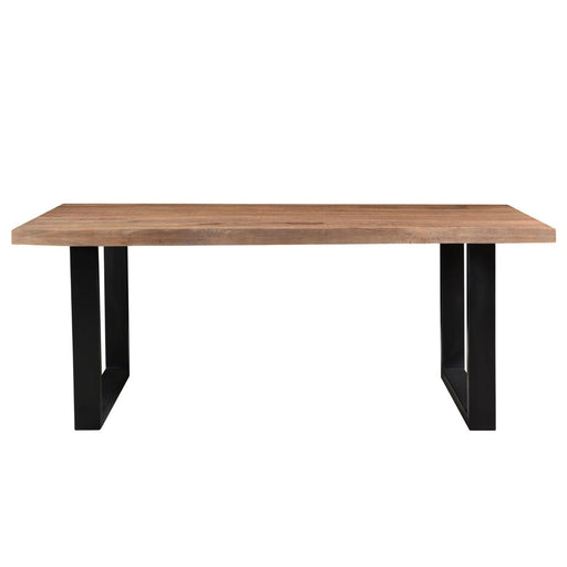 Brix Eettafel Mangohout Naturel hout 160x90 cm-Eettafels-Livingfurn