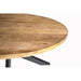 Brix Eettafel Mangohout Naturel hout 160x90 cm-Eettafels-Livingfurn
