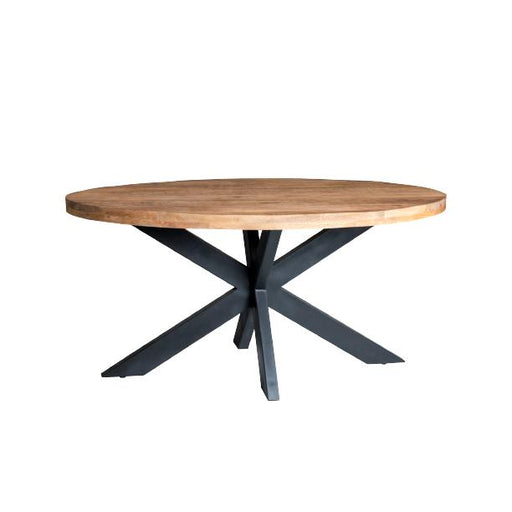 Brix Eettafel Mangohout Naturel hout 160x90 cm-Eettafels-Livingfurn
