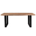 Brix Eettafel Mangohout Naturel hout 180x90 cm-Eettafels-Livingfurn