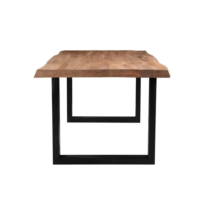 Brix Eettafel Mangohout Naturel hout 180x90 cm-Eettafels-Livingfurn