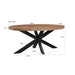 Brix Eettafel Mangohout Naturel hout 180x90 cm-Eettafels-Livingfurn