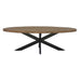 Brix Eettafel Mangohout Naturel hout 180x90 cm-Eettafels-Livingfurn