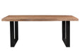 Brix Eettafel Mangohout Naturel hout 200x100 cm - 11995-Eettafels-Livingfurn