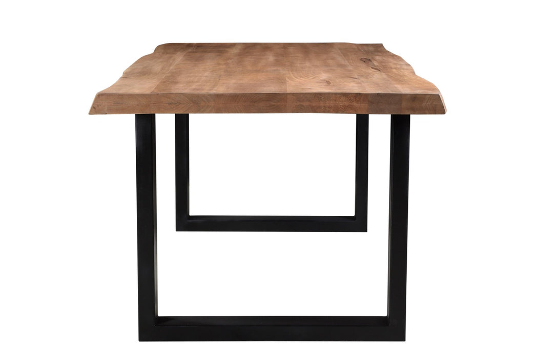 Brix Eettafel Mangohout Naturel hout 200x100 cm - 11995-Eettafels-Livingfurn