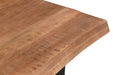 Brix Eettafel Mangohout Naturel hout 200x100 cm - 11995-Eettafels-Livingfurn