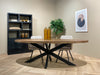 Brix Eettafel Mangohout Naturel hout 210x100 cm-Eettafels-Livingfurn