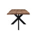 Brix Eettafel Mangohout Naturel hout 220x100 cm-Eettafels-Livingfurn