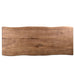 Brix Eettafel Mangohout Naturel hout 220x100 cm-Eettafels-Livingfurn