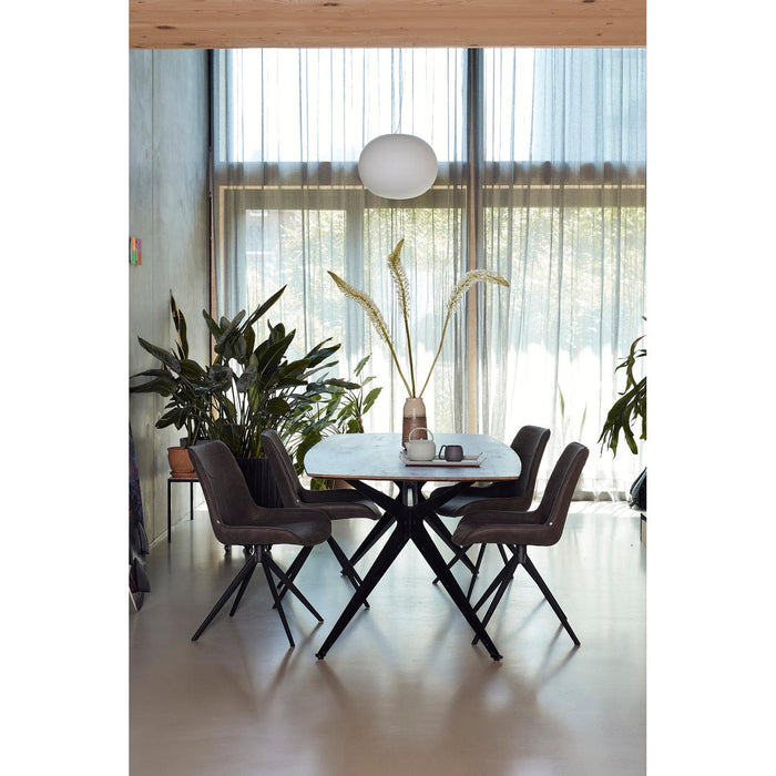 Brix Eettafel Mangohout Naturel hout 240x100 cm-Eettafels-Livingfurn