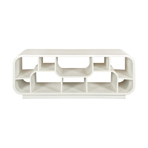 Brix Eettafel Mangohout Wit 130x40x50 cm-Eettafels-Livingfurn