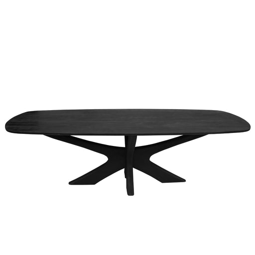 Brix Eettafel Mangohout Zwart 250x105 cm-Eettafels-Livingfurn