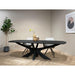 Brix Eettafel Mangohout Zwart 250x105 cm-Eettafels-Livingfurn