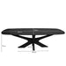 Brix Eettafel Mangohout Zwart 250x105 cm-Eettafels-Livingfurn