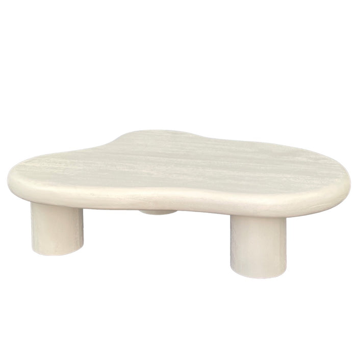 Salontafel Feline Beton Wit 120x88cm