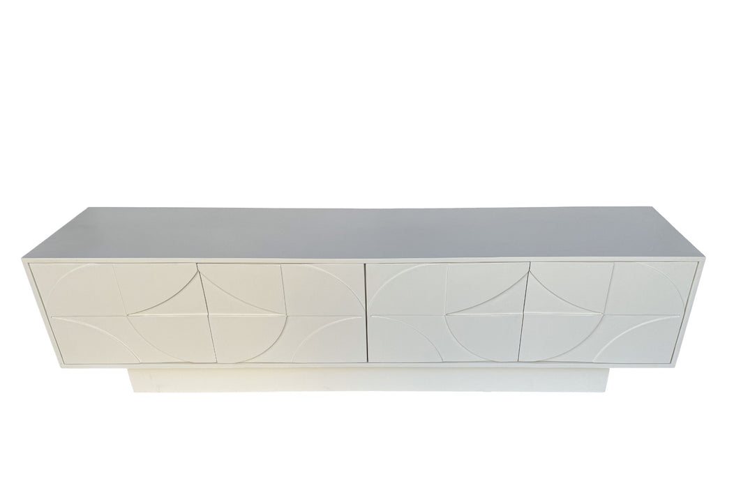 Dressoir Fiore Gelakt Hout Crème 210cm