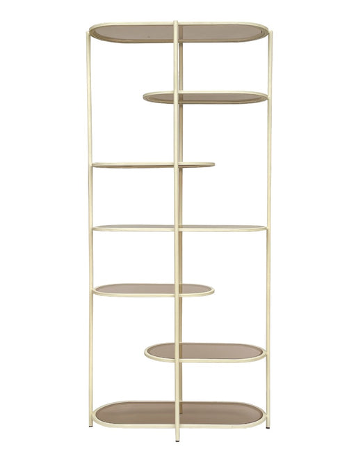 Brix Jill Off White 190cm - Crème wit - Metaal-Vakkenkasten-Livingfurn