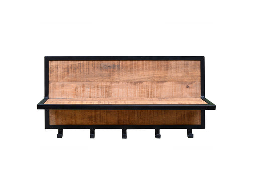 Brix Kapstok Mangohout Naturel hout 70 cm-Kapstokken-Livingfurn