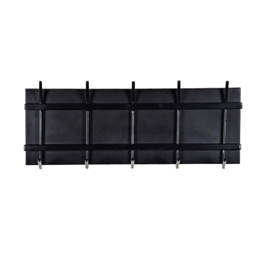 Brix Kapstok Mangohout Zwart 70 cm 70x12.5x29 cm-Kapstokken-Livingfurn