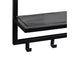 Brix Kapstok Mangohout Zwart 70 cm-Kapstokken-Livingfurn