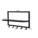 Brix Kapstok Mangohout Zwart 70 cm-Kapstokken-Livingfurn