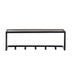 Brix Kapstok Mangohout Zwart 78 cm-Kapstokken-Livingfurn