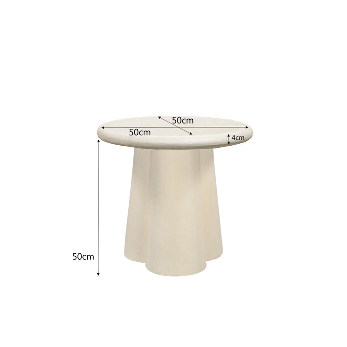 Brix Salontafel Beton Beige 50 cm-Salontafels-Livingfurn