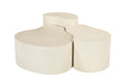 Brix Salontafel Beton Beige 70x49 cm-Salontafels-Livingfurn