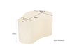 Brix Salontafel Beton Beige 70x49 cm-Salontafels-Livingfurn