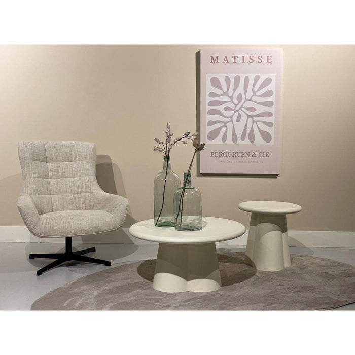 Brix Salontafel Beton Beige 80 cm-Salontafels-Livingfurn