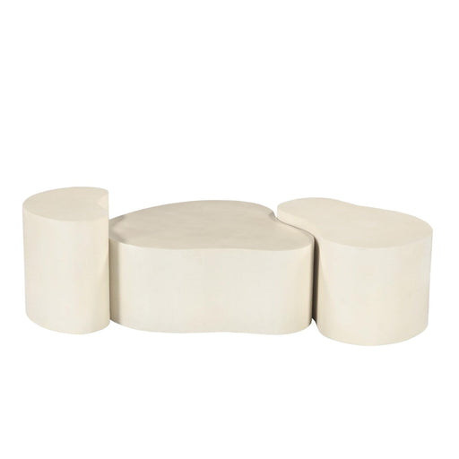 Brix Salontafel Beton Beige 85x70 cm-Salontafels-Livingfurn