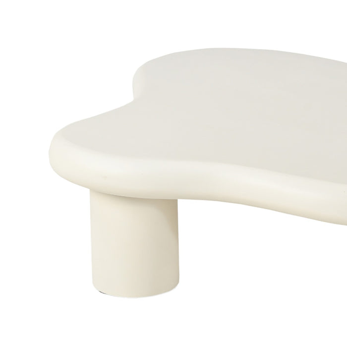 Brix Salontafel Beton Crème wit 120x88 cm-Salontafels-Livingfurn