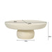 Brix Salontafel Beton Crème wit 80 cm-Salontafels-Livingfurn