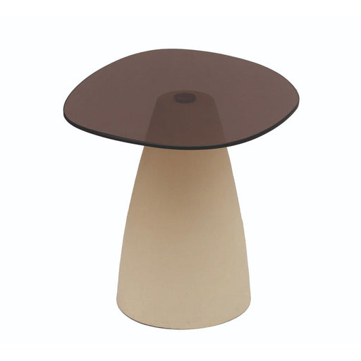 Brix Salontafel Glas Beige 43 cm-Salontafels-Livingfurn