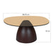 Brix Salontafel Glas Bruin 76 cm-Salontafels-Livingfurn