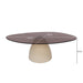 Brix Salontafel Glas Crème wit 65x110 cm-Salontafels-Livingfurn